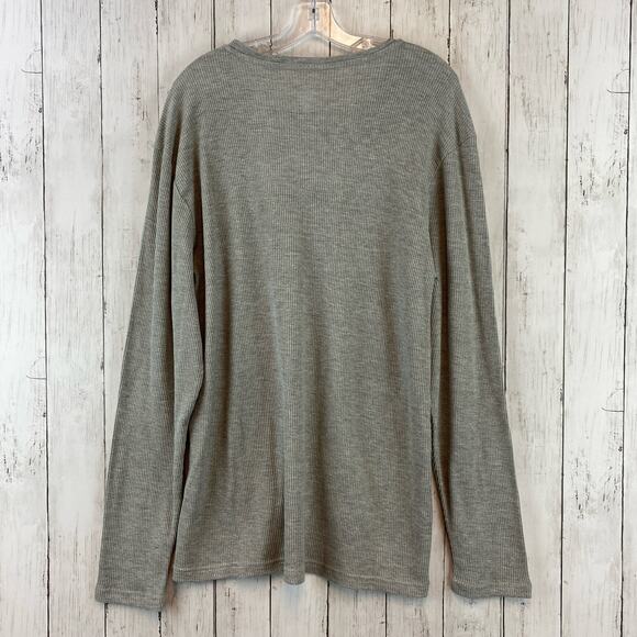 Lucky Brand Sleepwear Beer Waffle Thermal Top & Plaid Pants Set Size XL - Picture 8 of 16